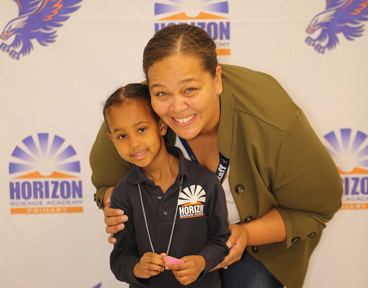 HSA Columbus Primary Students in a science fair.